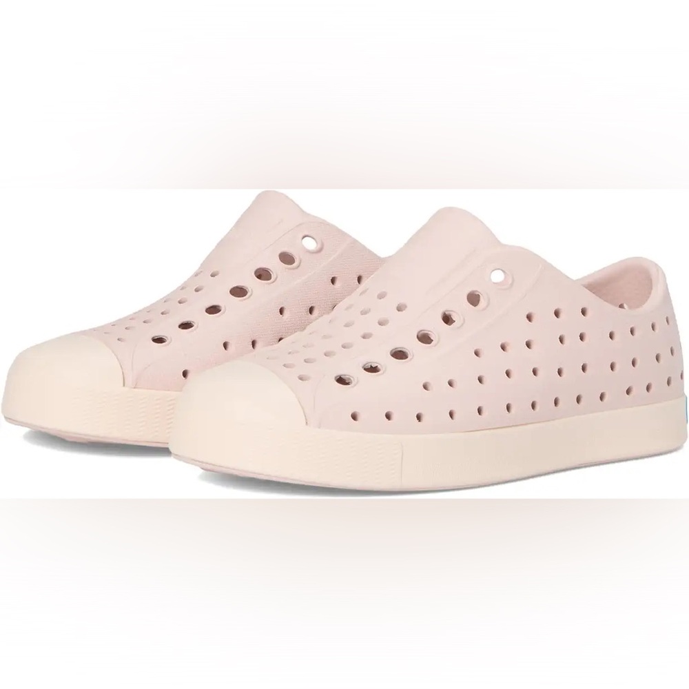 Native Kids Jefferson Shoes - Light Pink and White